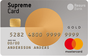 Supreme Card Gold kreditkort